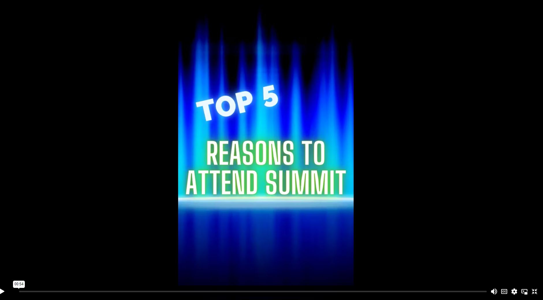 Top 5 Reasons to Attend Summit